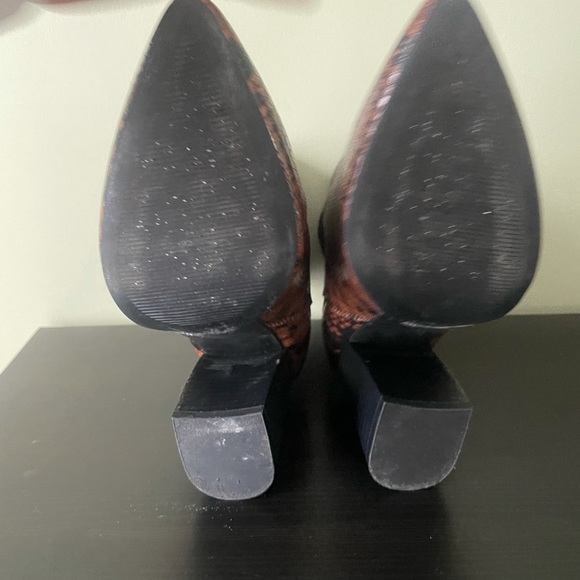 Vegan leather snake print boots - Picture 5 of 5